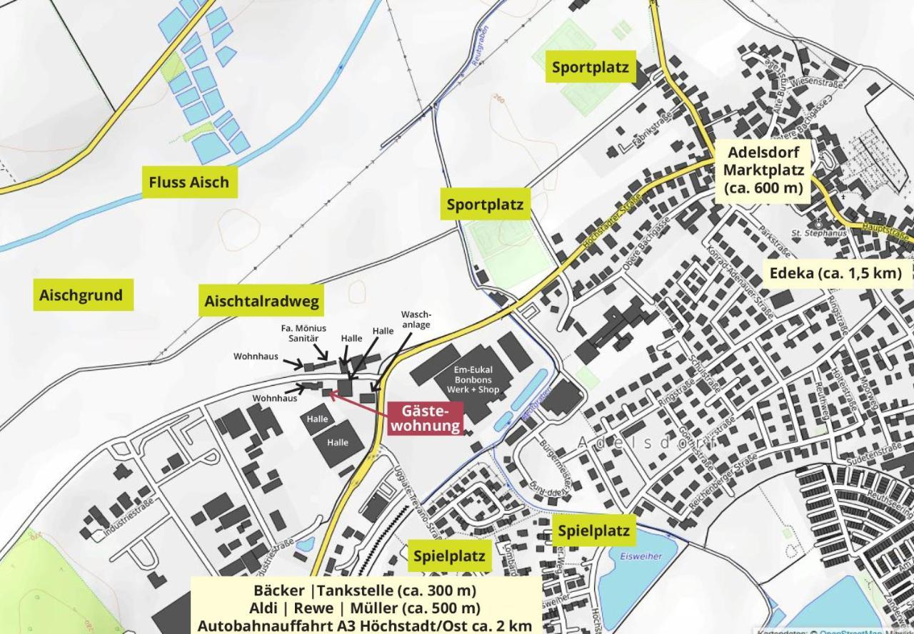 Apartment Perfekt Für Gruppen, Familien&geschäftsreisende - Nähe Bamberg&erlangen Adelsdorf